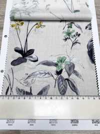 7027-815-2 较大的CR精纺细布植物和花卉[面料] HOKKOH北高 更多图片