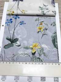7027-815-2 较大的CR精纺细布植物和花卉[面料] HOKKOH北高 更多图片