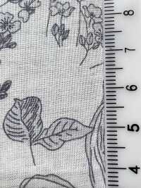 7027-615-1 60精纺细布9088 线描植物[面料] HOKKOH北高 其他图片
