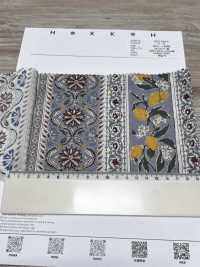 7027-618-3 60号精纺细布9088 柠檬条纹[面料] HOKKOH北高 更多图片