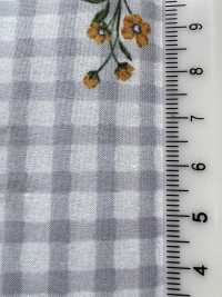 7027-640-3 80精纺细布格布 + 花朵[面料] HOKKOH北高 更多图片