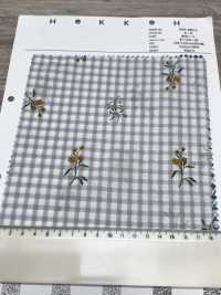 7027-640-3 80精纺细布格布 + 花朵[面料] HOKKOH北高 更多图片