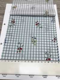 7027-640-3 80精纺细布格布 + 花朵[面料] HOKKOH北高 更多图片