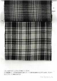 7777 深色格纹斜纹亚麻布[面料] FINE TEXTILE 更多图片