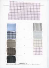 3SG047 有机棉府绸格纹[面料] CHAMBRAY 更多图片