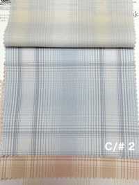 SBT-028 40/1有机天丝™莱赛尔纤维斜纹格纹[面料] 桑村纤维 更多图片