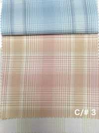SBT-028 40/1有机天丝™莱赛尔纤维斜纹格纹[面料] 桑村纤维 更多图片