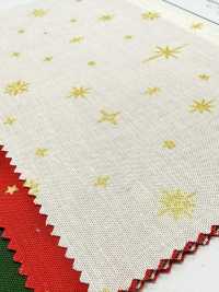 AP65802 Merry Christmas GOLD 印花坯布（卷装）[面料] Cosmo Textile 其他图片