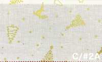 AP65802 Merry Christmas GOLD 印花坯布（卷装）[面料] Cosmo Textile 其他图片