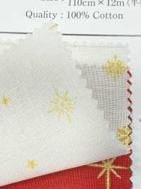 AP65802 Merry Christmas GOLD 印花坯布（卷装）[面料] Cosmo Textile 其他图片