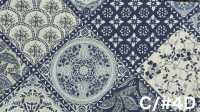 SP6580 套染花卉印花坯布（卷装）[面料] Cosmo Textile 其他图片