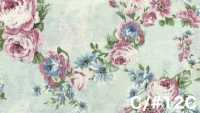 RU2530 RURU BOUQUET Rose Wreath 印花坯布（整卷）[面料] Cosmo Textile 其他图片