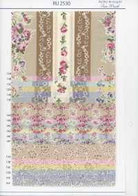 RU2530 RURU BOUQUET Rose Wreath 印花坯布（整卷）[面料] Cosmo Textile 其他图片
