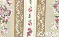 RU2530 RURU BOUQUET Rose Wreath 印花坯布（整卷）[面料] Cosmo Textile 其他图片