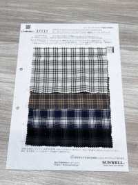 35535 有机棉/天丝™莱赛尔纤维 抽褶格纹[面料] SUNWELL 三维尔 其他图片