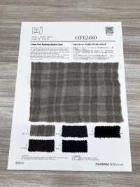 OFI2480 棉羊毛缩皱影格纹[面料] 小原屋纤维 其他图片
