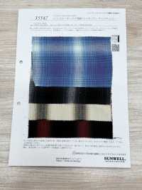 35547 コードットオーガニックス® 强捻 斜纹 晕色格纹[面料] SUNWELL 三维尔 其他图片