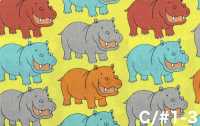 850620 平纹布 Happy Hippo[面料] VANCET 奔时代 其他图片