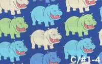 850620 平纹布 Happy Hippo[面料] VANCET 奔时代 其他图片