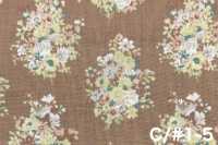 850622 平纹布 未漂白棉 鲁鲁迪罗曼 花卉和声[面料] VANCET 奔时代 其他图片