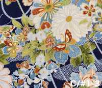 850629 斯凯亚 花金和图案 花蝶风月[面料] VANCET 奔时代 其他图片