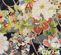 850629 斯凯亚 花金和图案 花蝶风月[面料] VANCET 奔时代 其他图片