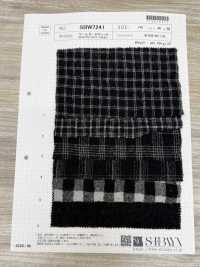 SBW7241 羊毛纱布 格纹[面料] 柴屋 其他图片