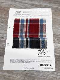 14447 团-KASE- 10支规格 粗结斜纹 马德拉斯格纹[面料] SUNWELL 三维尔 其他图片
