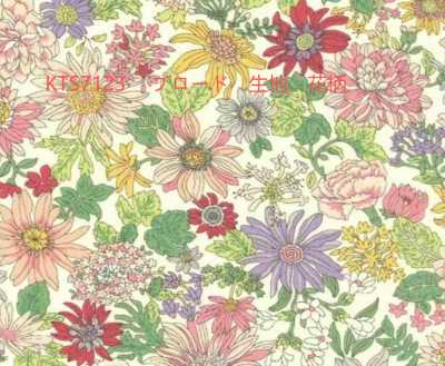 KTS7123 平纹布面料 花卉图案