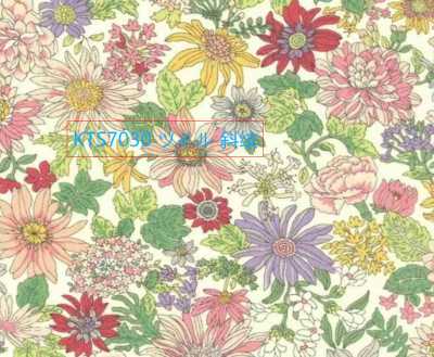 KTS7030 斜纹面料 花图案