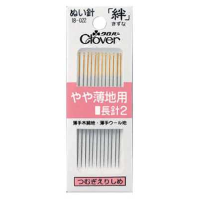 18022 缝针　絆适用于稍薄面料　长针2　P2