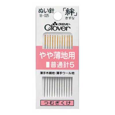 18025 缝针　絆适用于稍薄面料　普通针5　P5