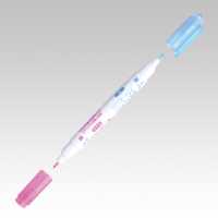 24436 水性粉笔双支<蓝/粉细>[工艺品用品] 三叶草 更多图片