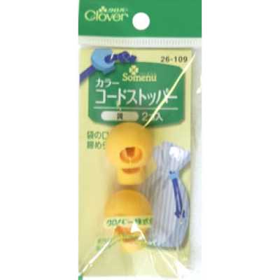 26109 彩色绳子弹簧扣＜黄＞