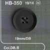 HB350 水牛角纽扣 正面四孔