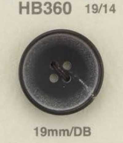 HB360 水牛角纽扣制 正面四孔纽扣
