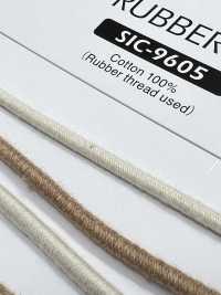 SIC-9605 有机棉橡胶绳子[松紧带] 新道良質（SIC） 更多图片