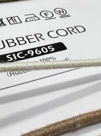 SIC-9605 有机棉橡胶绳子[松紧带] 新道良質（SIC） 更多图片