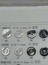 VHD17 DAIYA BUTTONS 防震超耐用""系列仿贝壳聚酯纤维纽扣" Osaka Plastic Industries（DAIYA BUTTON） 更多图片