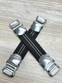 AB-10-Y 袖吊袜带条纹袖挂式（上下夹住袖子的类型）[正装配饰] 山本（EXCY） 更多图片