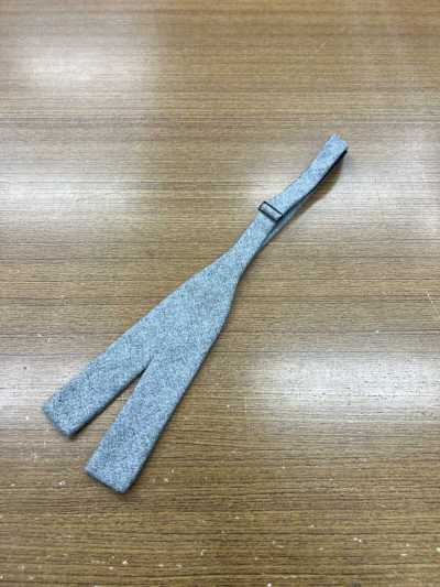 CAMT-3 羊绒材质手工系蝴蝶领结 灰色