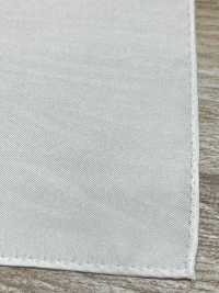 CF-1-W 日本制造斜纹16 momme 真丝 方巾 White[正装配饰] 山本（EXCY） 更多图片