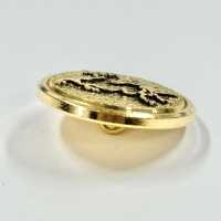 EX114G 日本制造的西装和夹克用金色金属纽扣 更多图片