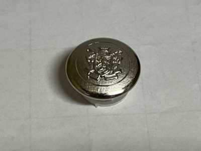 EX182 日本国产 西装・夹克用金属纽扣 银色