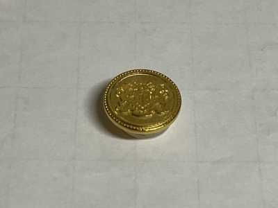 EX191 日本产 西装·夹克用金属纽扣 金色