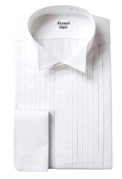 ST-1000 礼服用 正装衬衫 翼领衬衫 褶裥胸前 比翼仕立 白