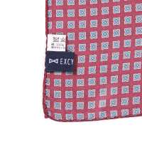 PCF-2 Pocket 口袋方巾意大利印花真丝纹图案海军蓝/酒红[正装配饰] 山本（EXCY） 更多图片
