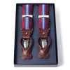 VSR-54 VANNERS丝绸吊裤背带 条纹 酒红色