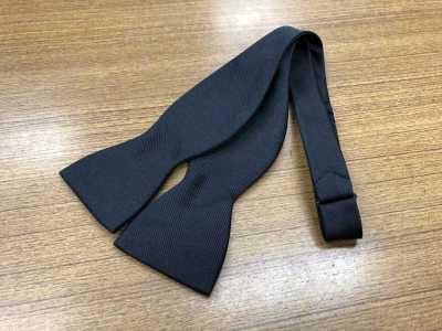 VMT-04 采用VANNERS面料 手绑蝴蝶领结 黑色 斜纹