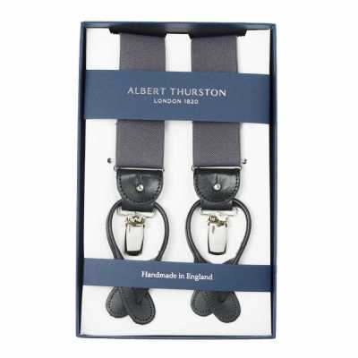 AT-DARKGREY ALBERT THURSTON 背带 深灰色 弹性（橡胶） 2in1